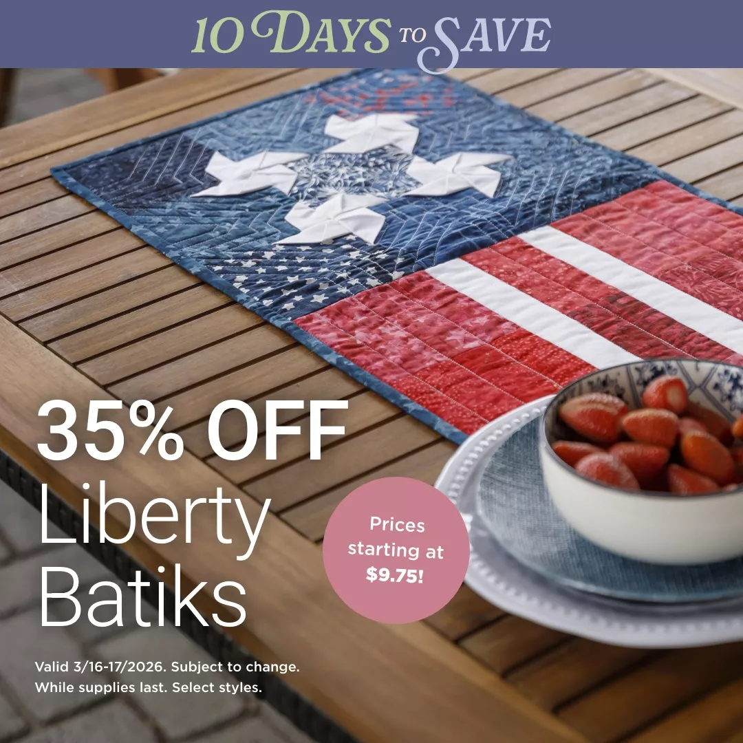 35% Off Liberty Batiks