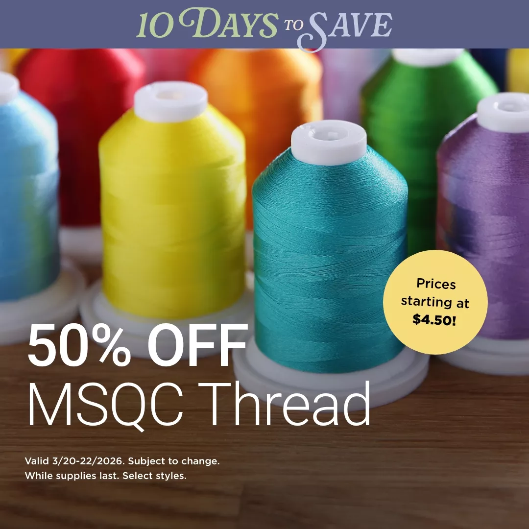 50% Off MSQC Thread