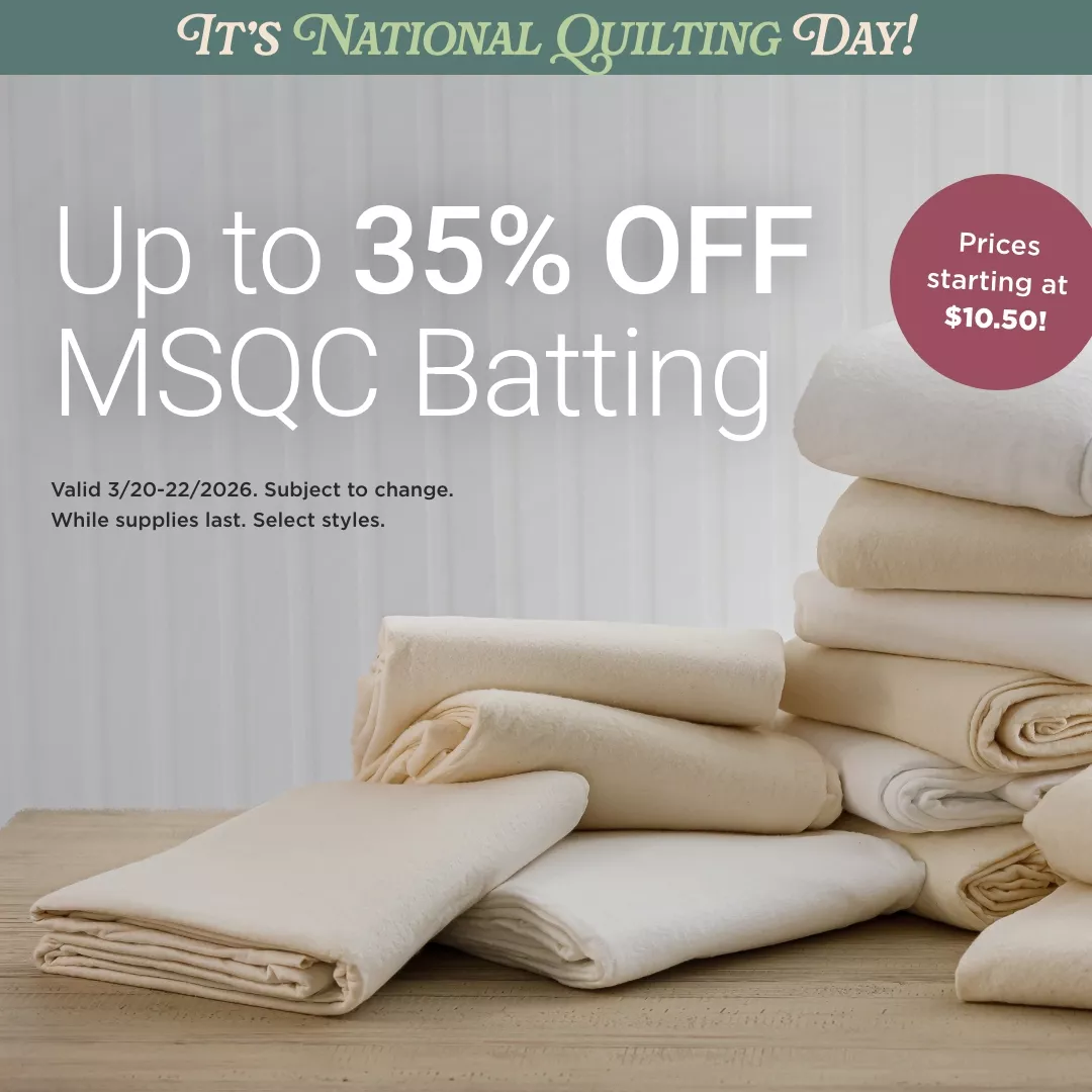 Up to 35% Off MSQC Batting