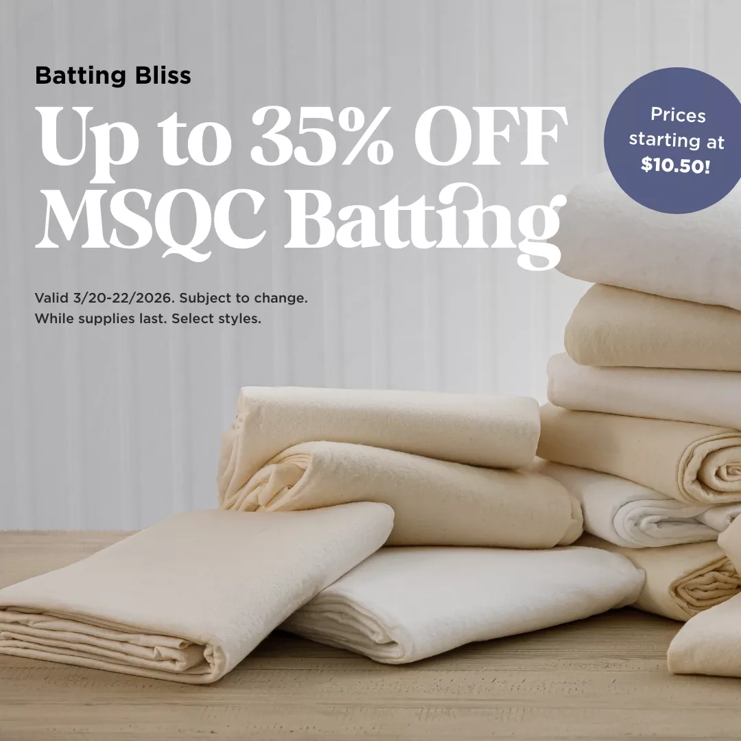 Up to 35% Off MSQC Batting