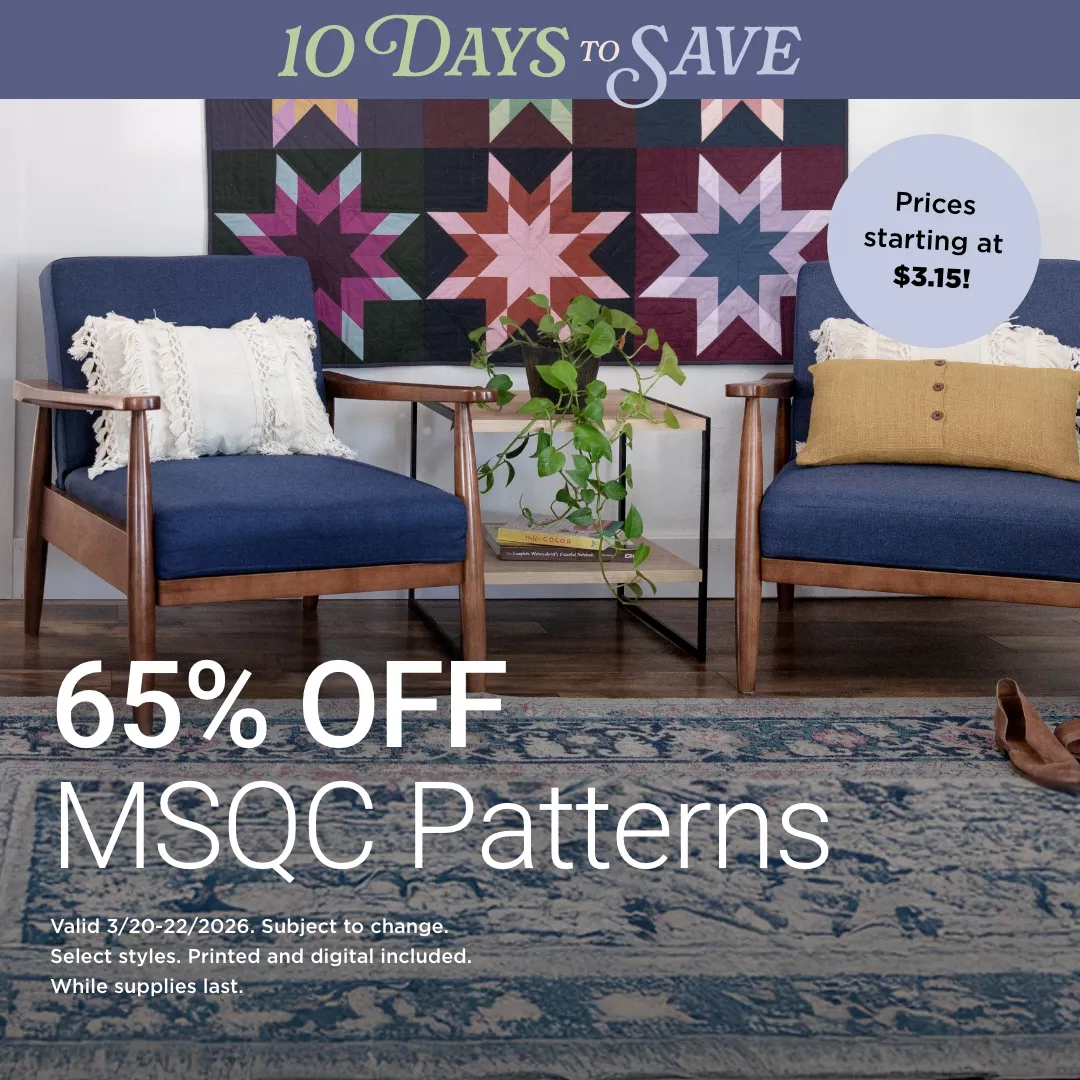 65% Off MSQC Patterns