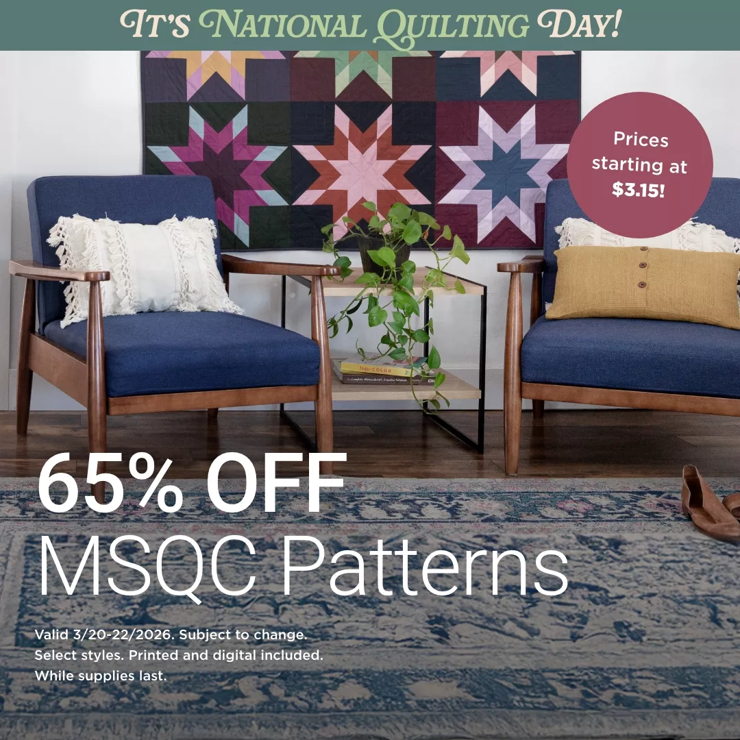 65% Off MSQC Patterns