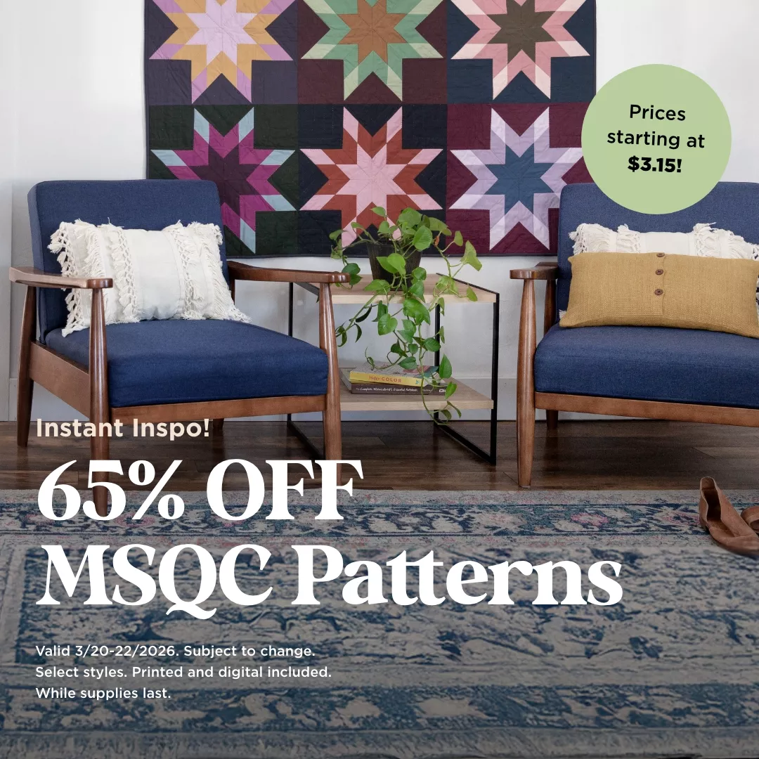 65% Off MSQC Patterns