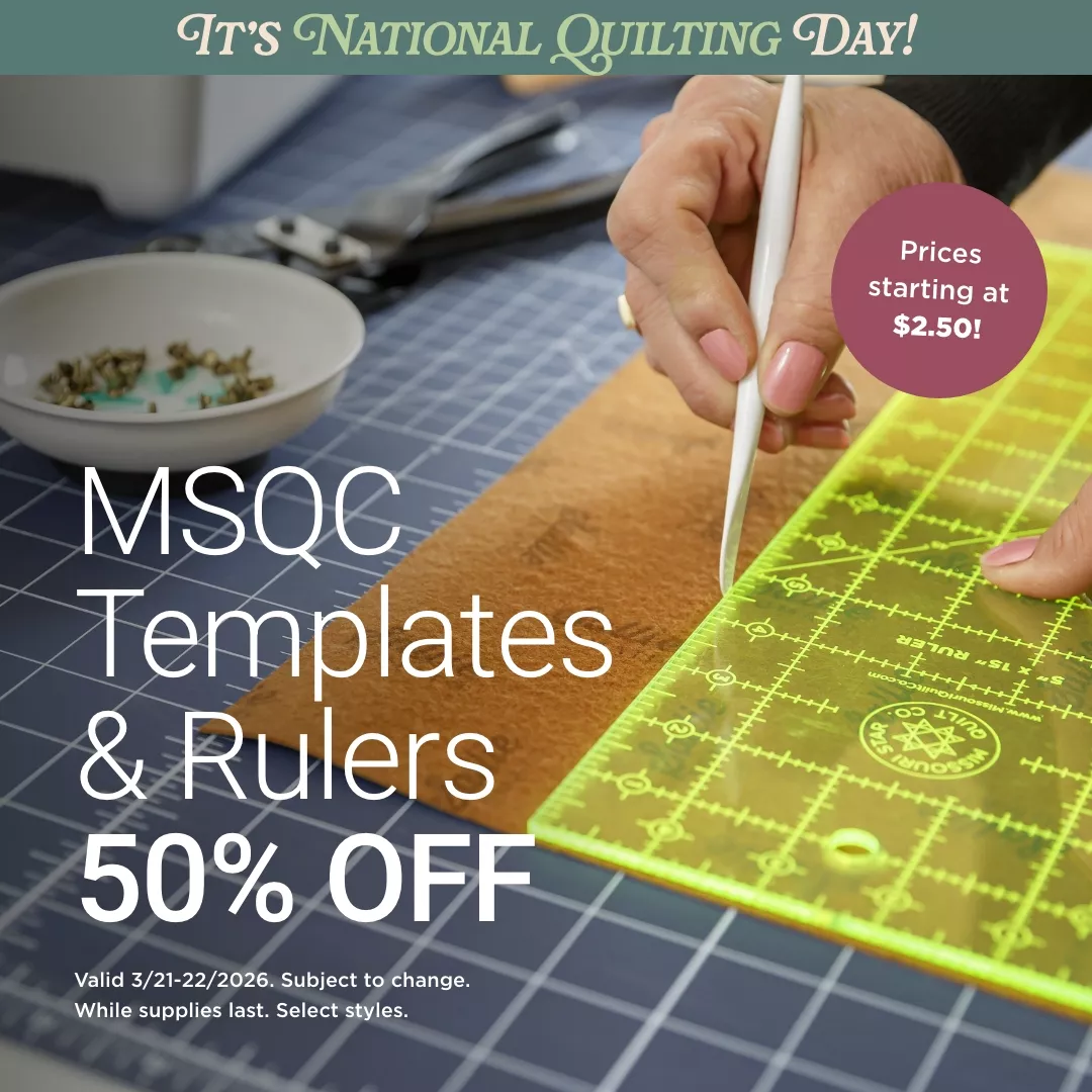 MSQC Templates & Rulers 50% Off