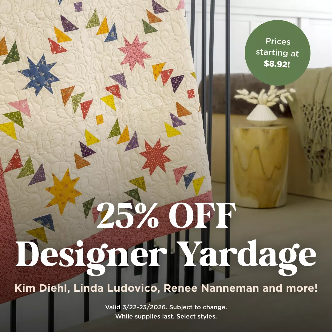 25% Off Designer Yardage