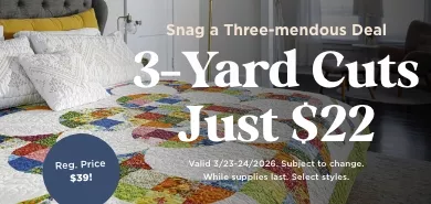 3 Yard Cuts