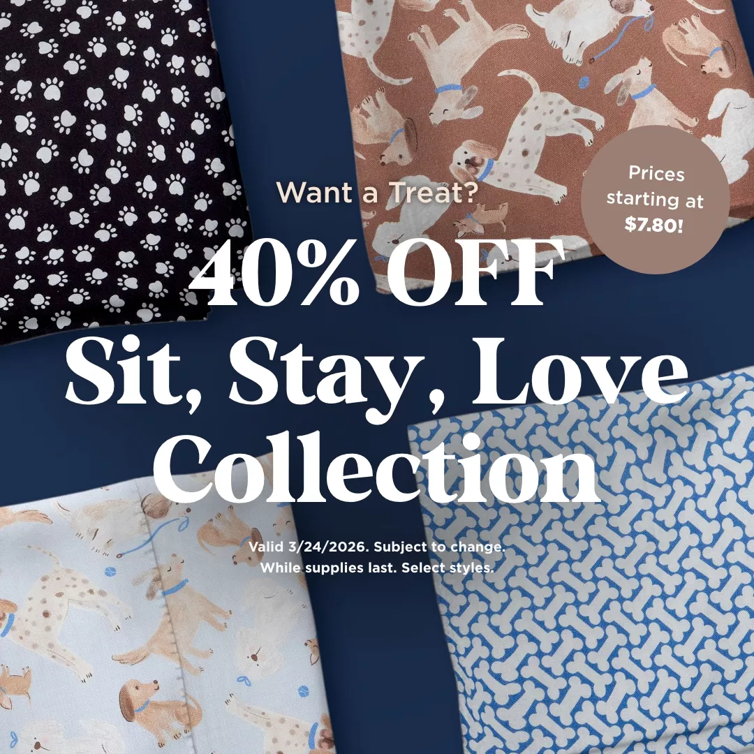 40% Off Sit, Stay, Love Collection