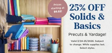 Solids & Basics Sale