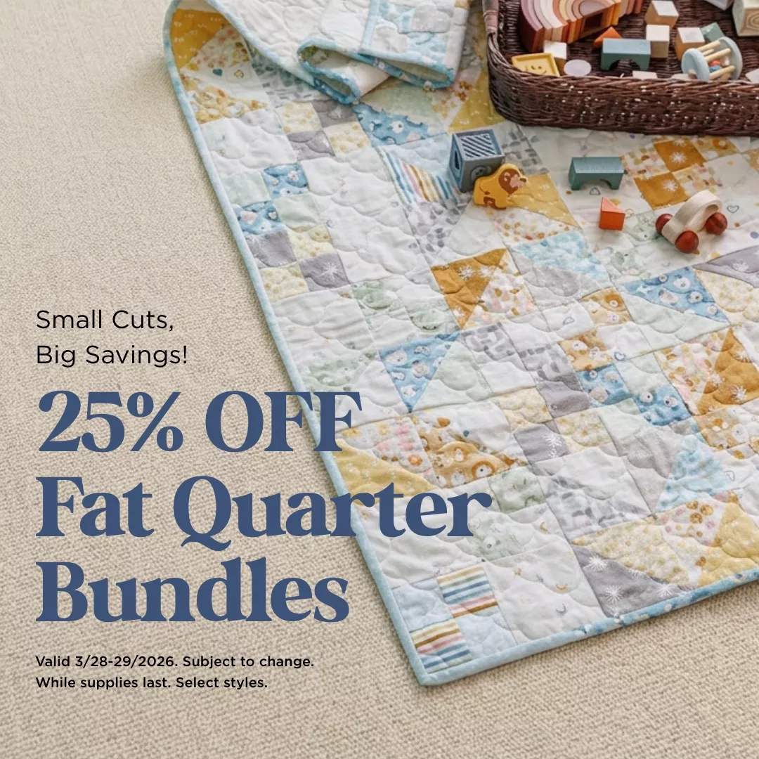 25% Off Fat Quarter Bundles