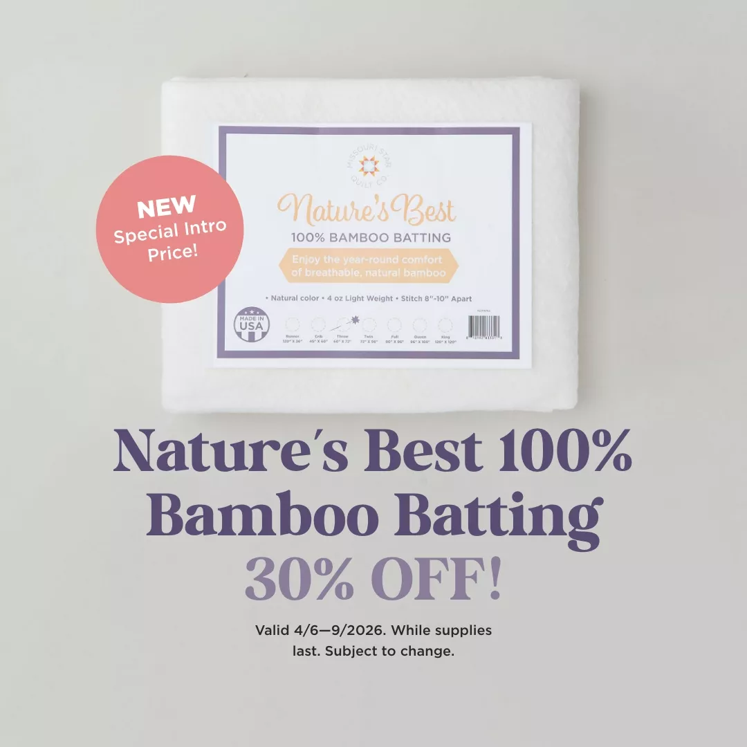 Nature's Best Bamboo Batting 30% Off
