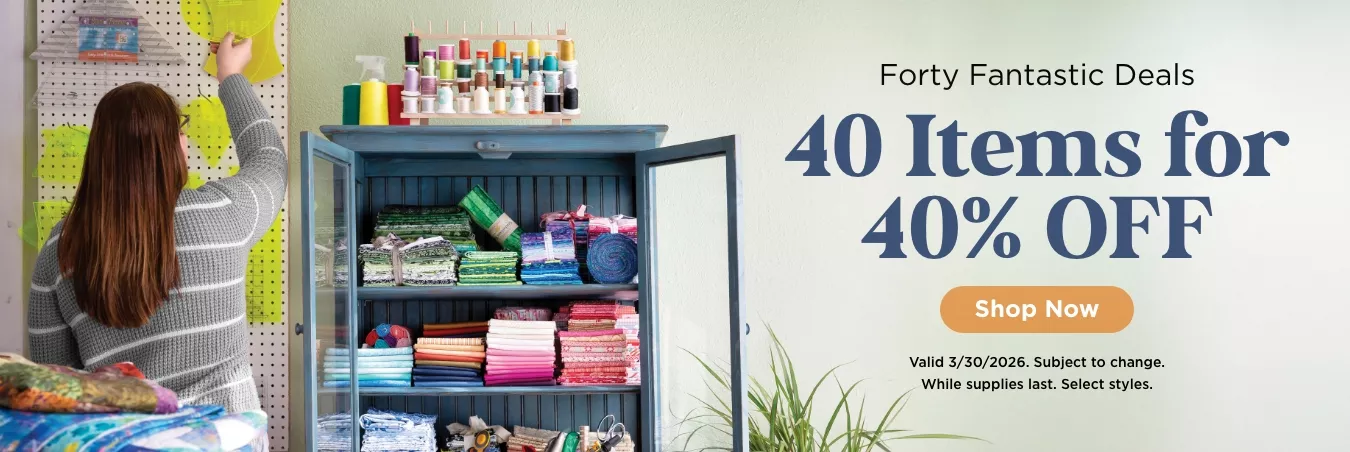 40 Items on Sale