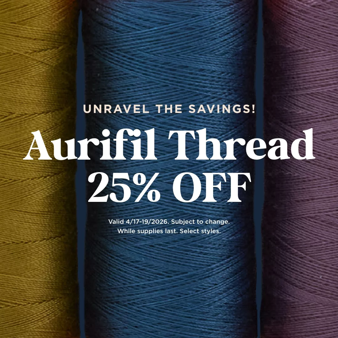 Aurifil Thread 25% Off