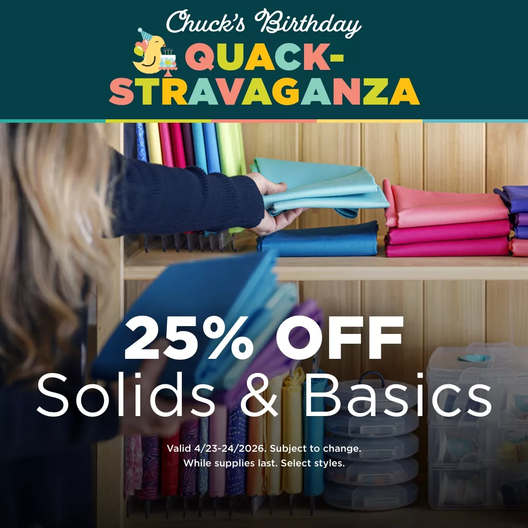 25% Off Solids & Basics