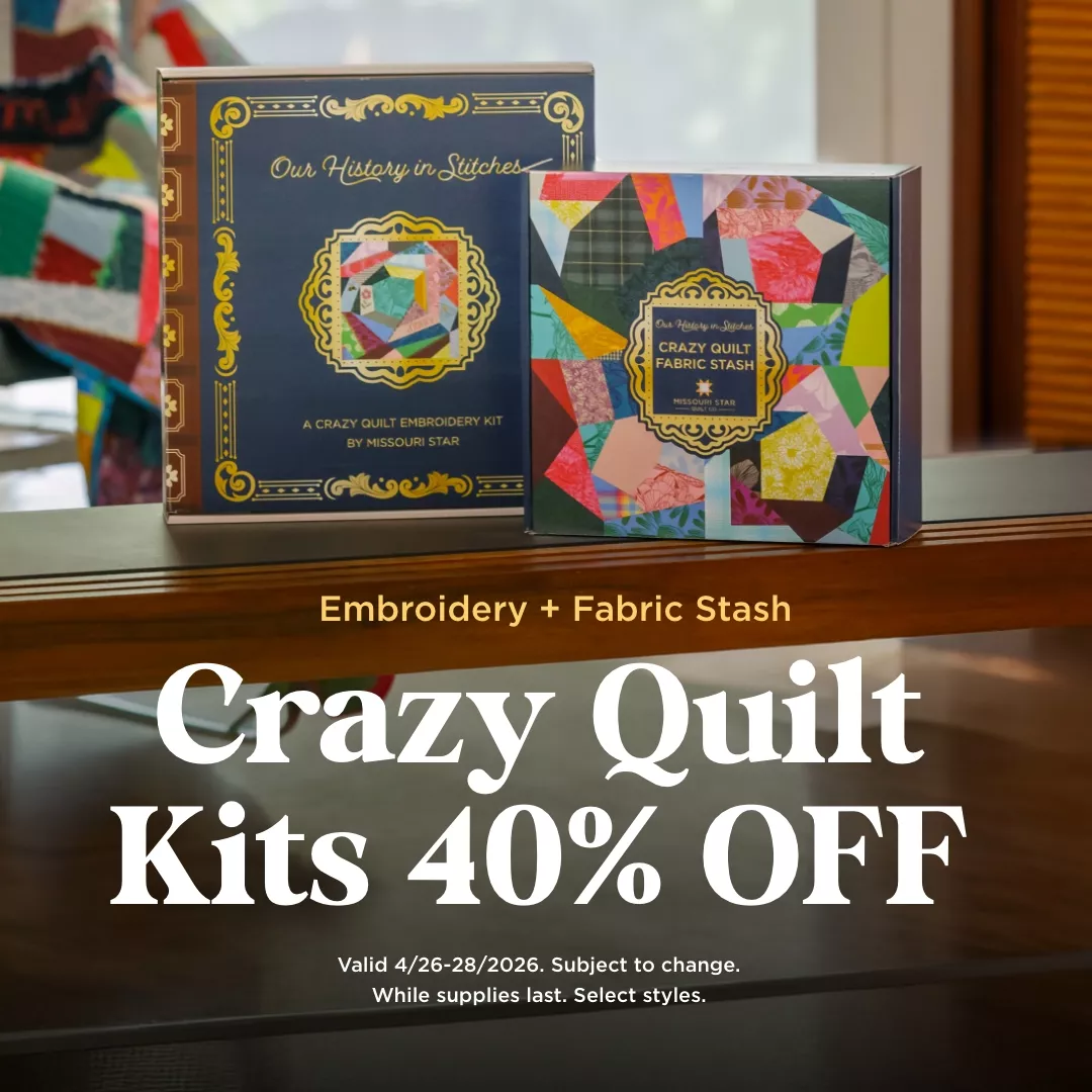 Crazy Quilt Kits 40% Off