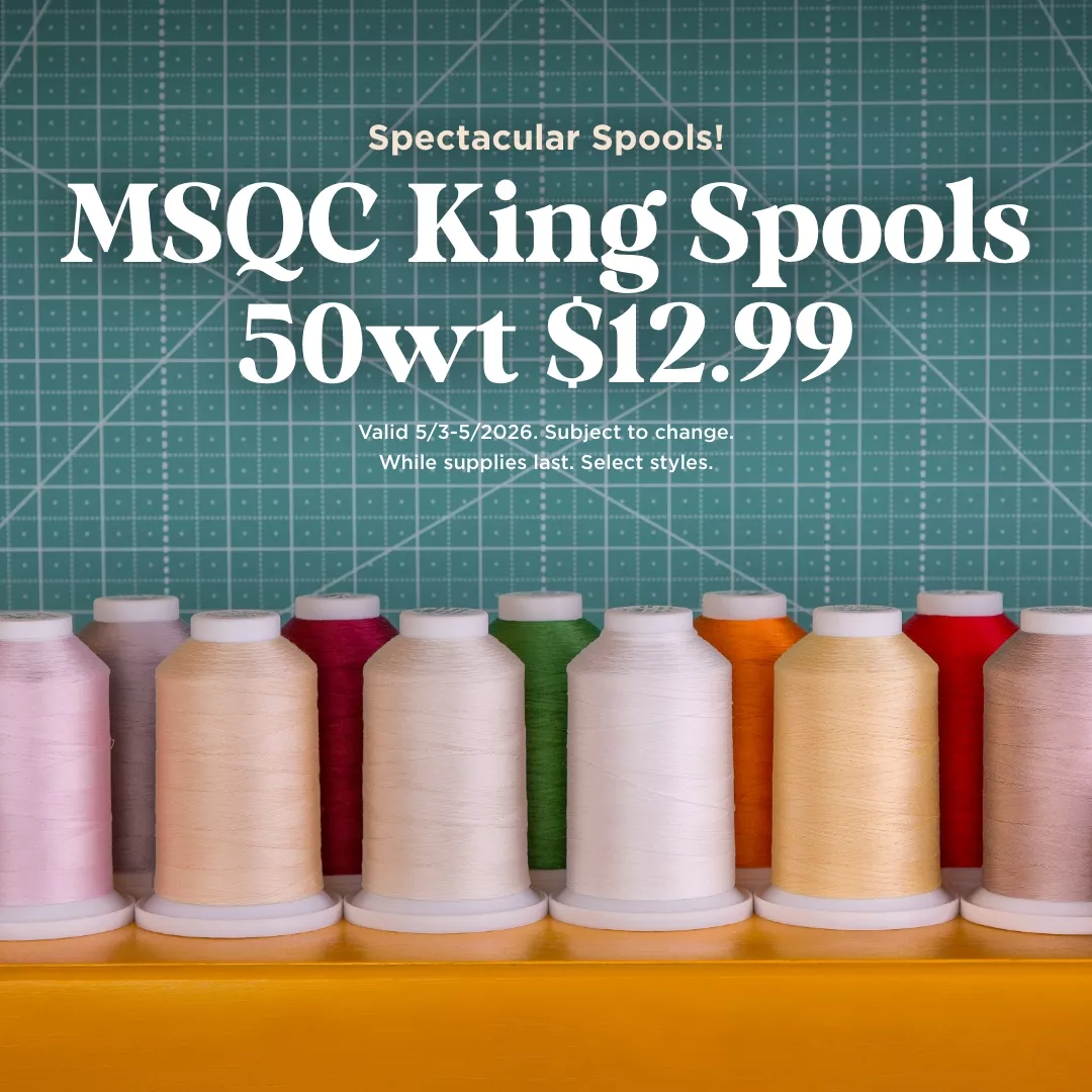MSQC King Spools 50wt $12.99