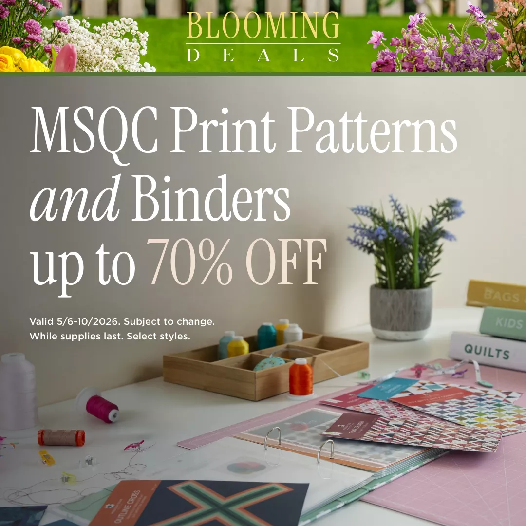 MSQC Print Patterns & Binders up to 70% Off
