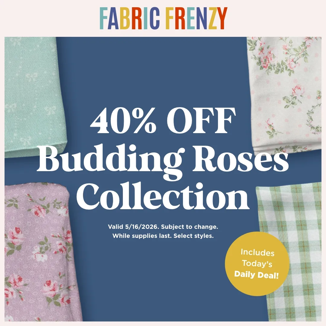 40% Off Budding Roses Collection