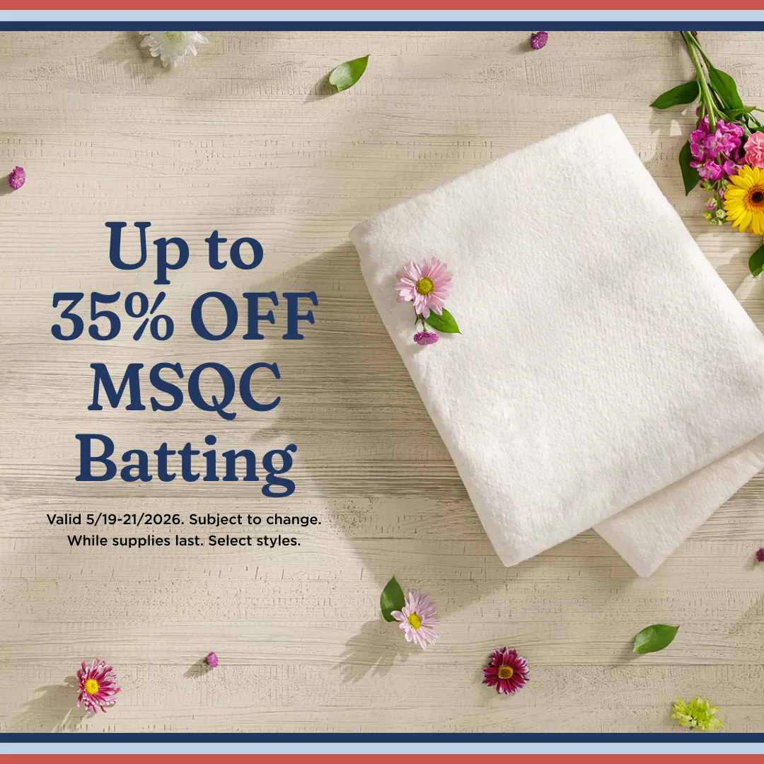 Up to 35% Off MSQC Batting