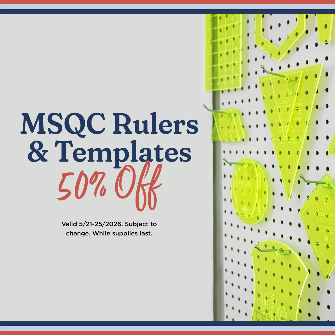 MSQC Rulers & Templates 50% Off