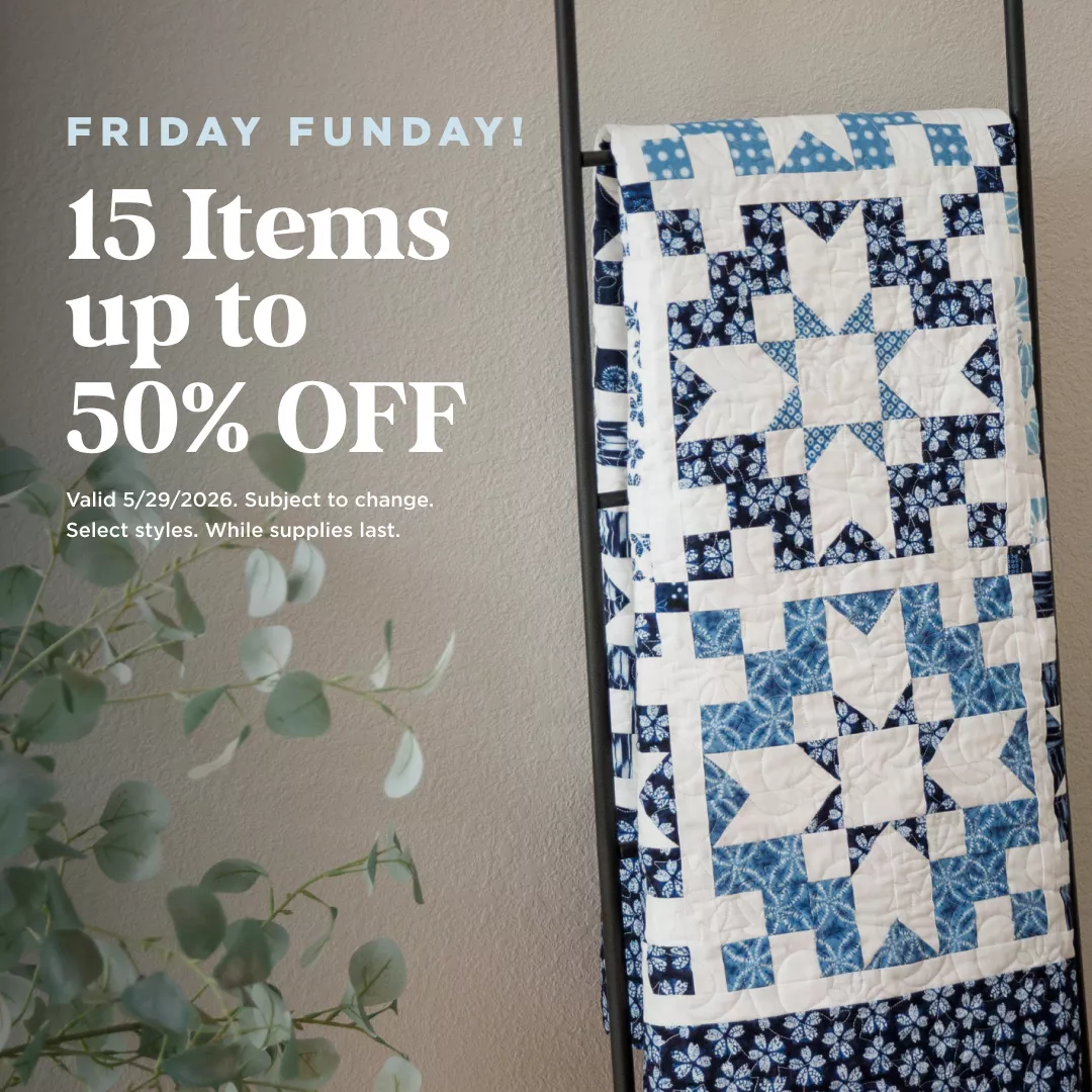 15 Items up to 15% Off
