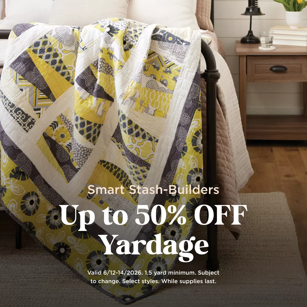 Up to 50% Off Yardage