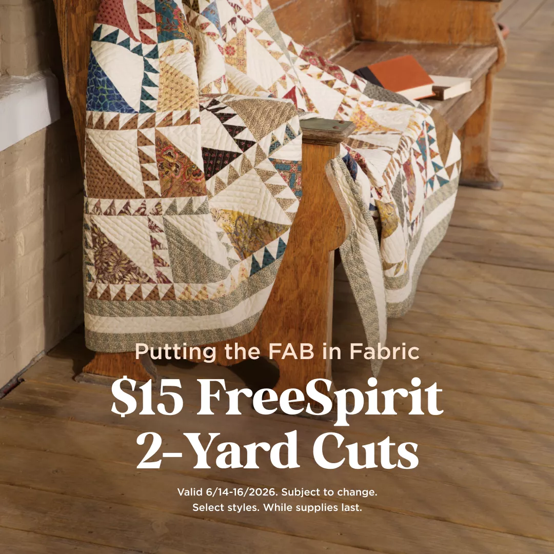 $15 Freespirit 2-Yard Cuts