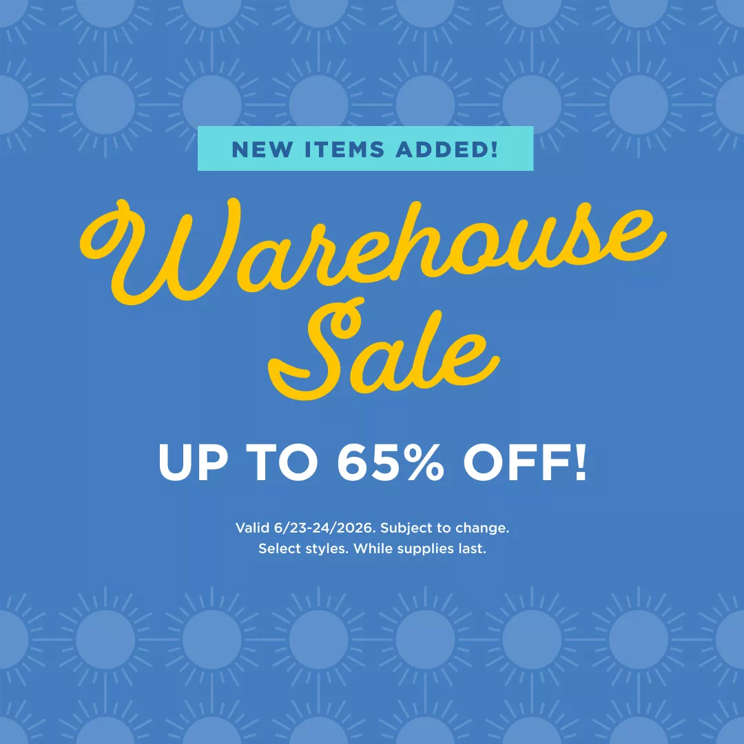 Warehouse Sale up to 65% Off