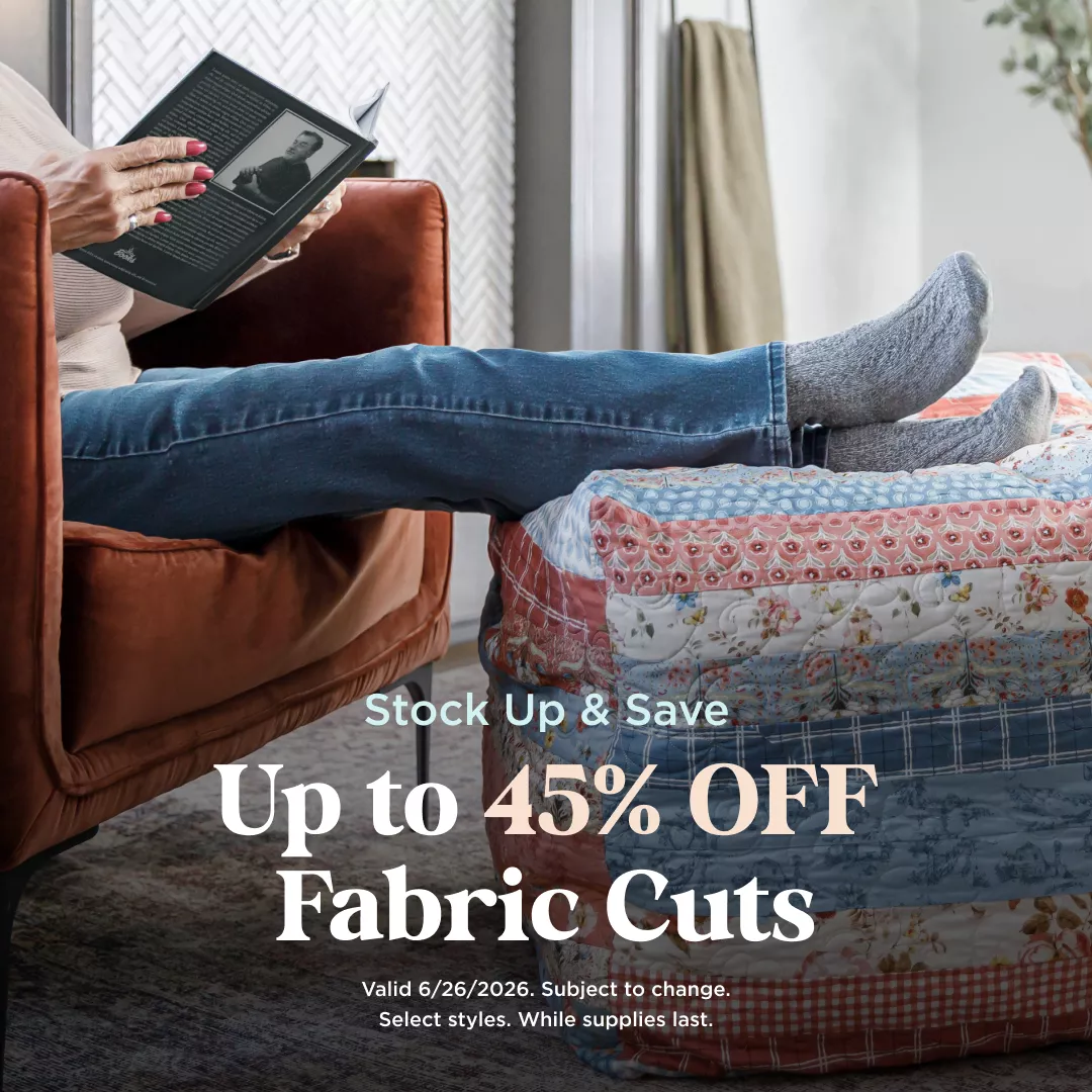 Up to 45% Off Fabric Cuts