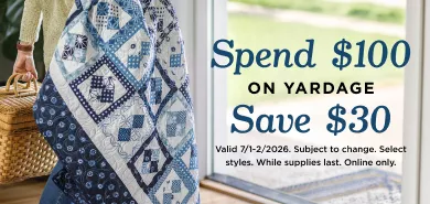 Fabric by the Yard Sale