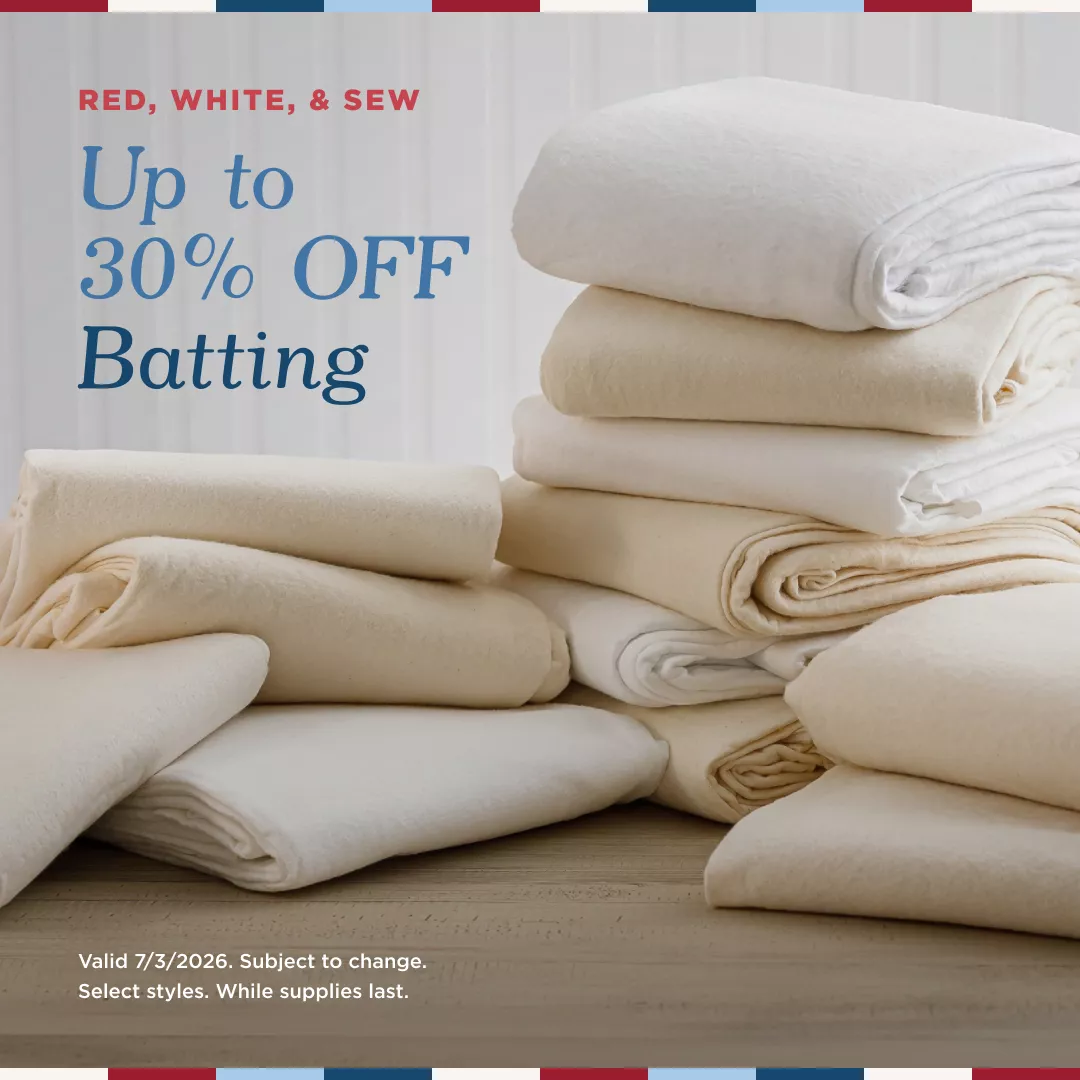 Up to 30% Off Batting