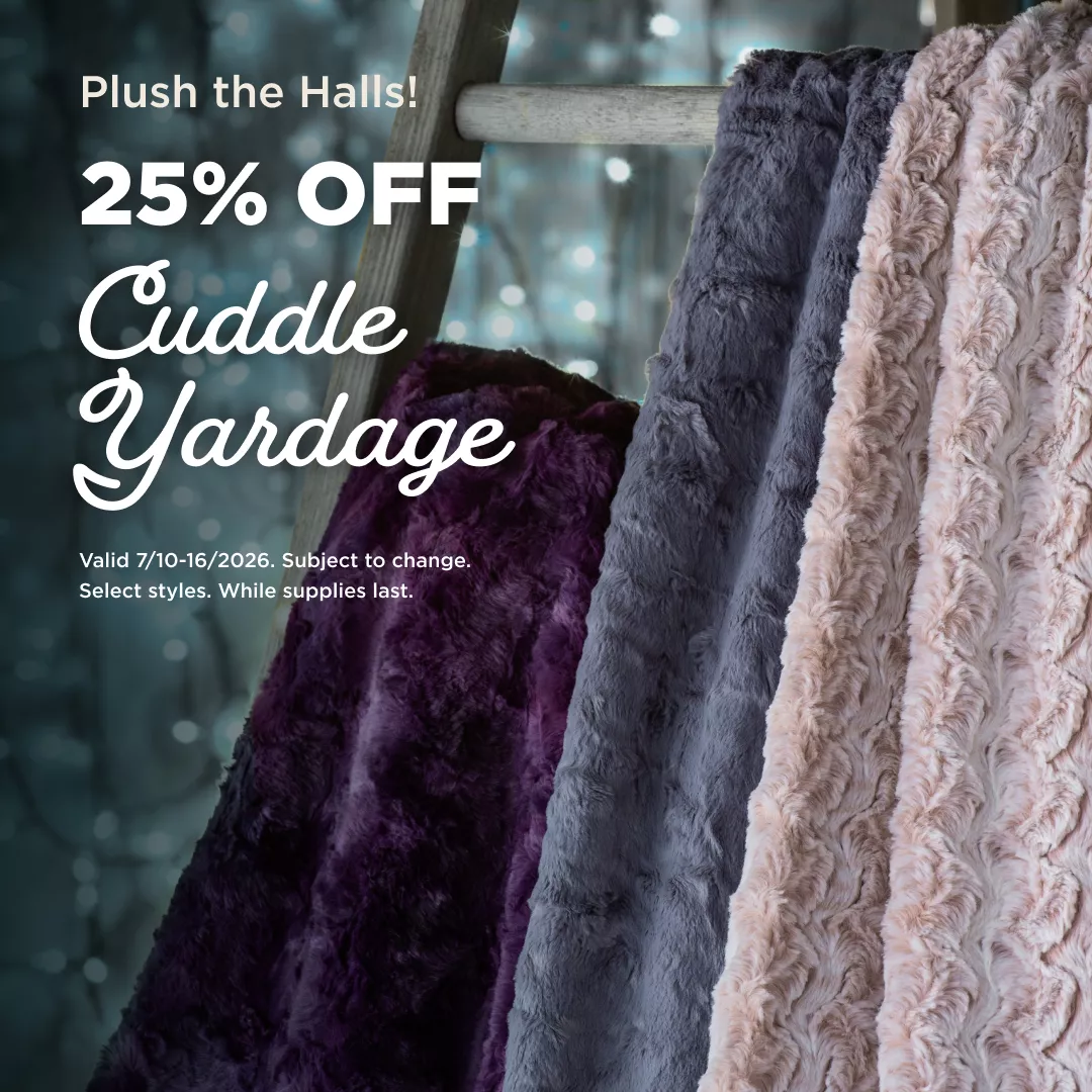 25% Off Cuddle Yardage