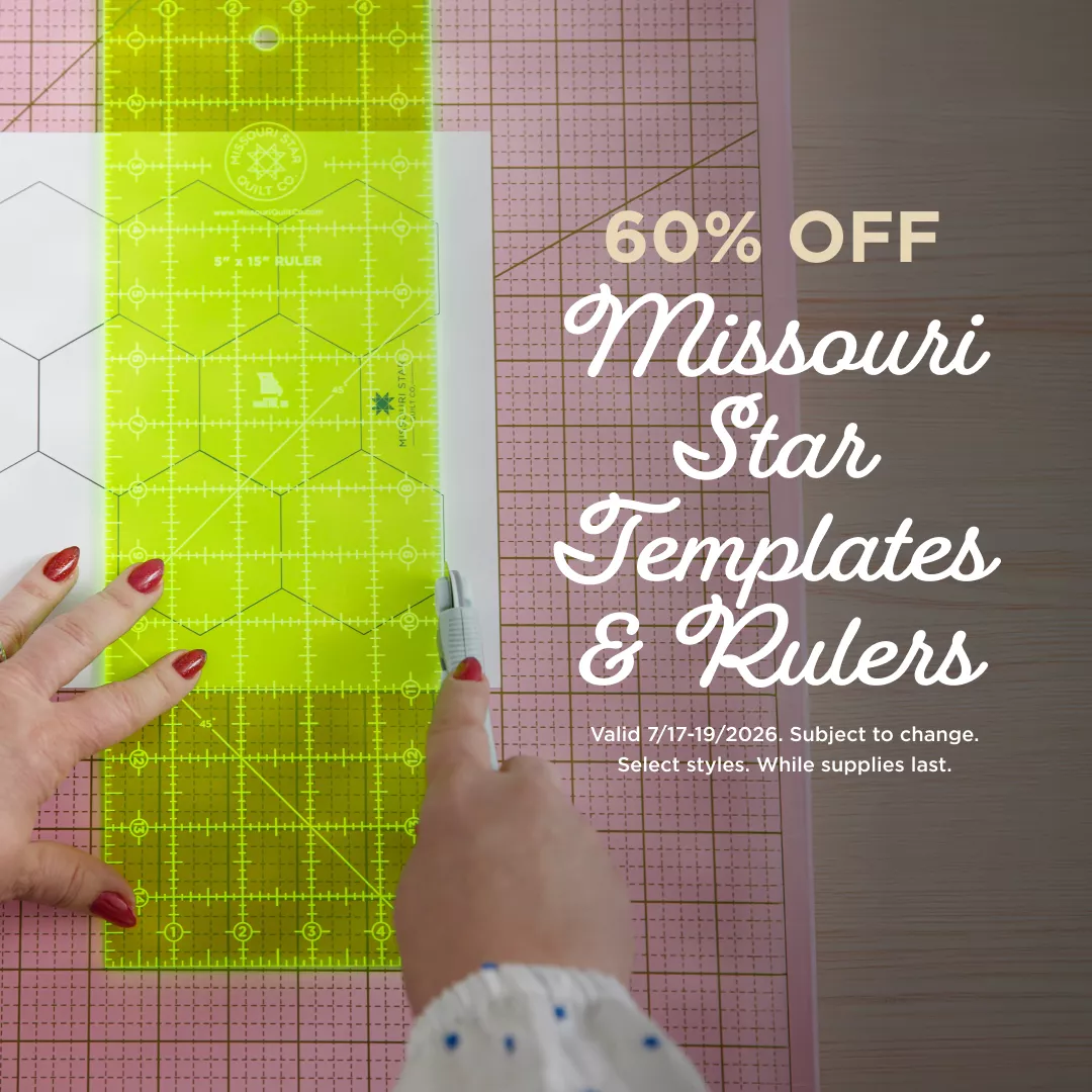 60% Off Missouri Star Templates & Rulers