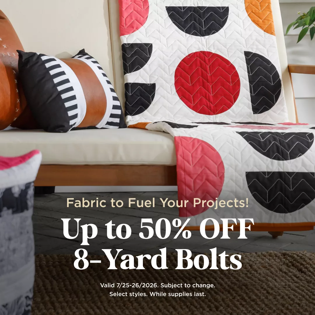 Up to 50% Off 8 Yard Bolts