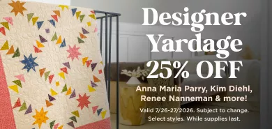 Designer Yardage Sale