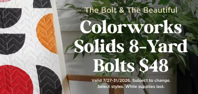 Colorworks 8-Yard Bolts
