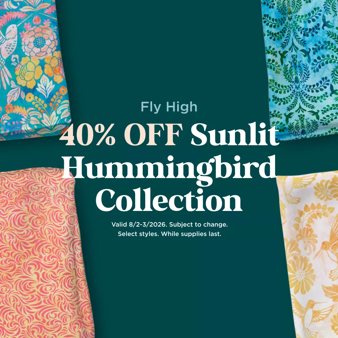 40% Off Sunlit Hummingbird Collection