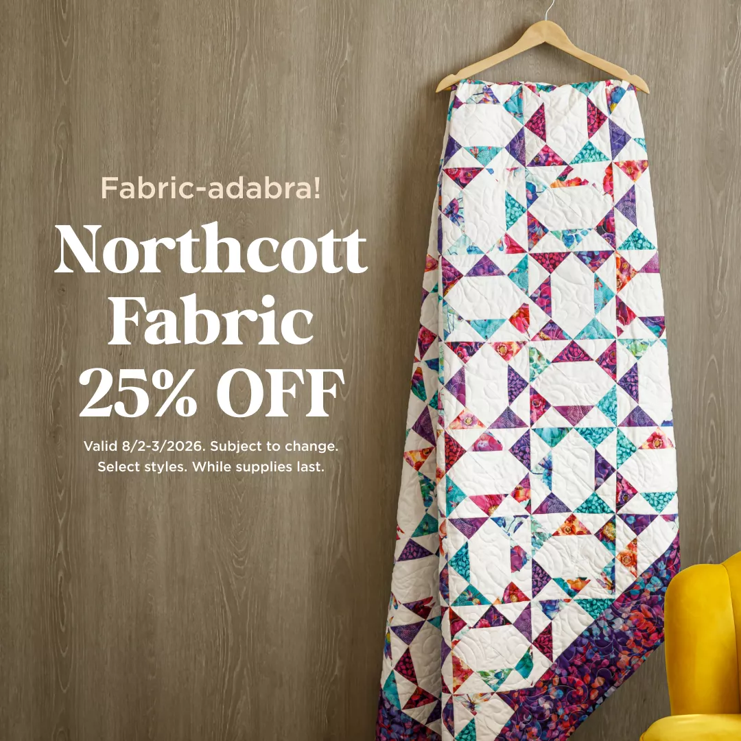 Northcott Fabric 25% Off
