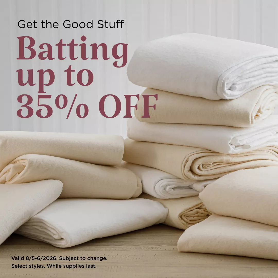 Batting up to 30% Off
