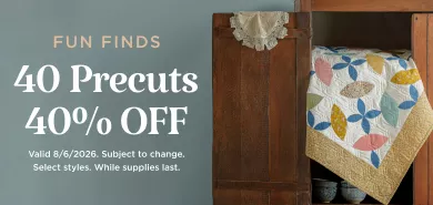 40 Precuts on Sale