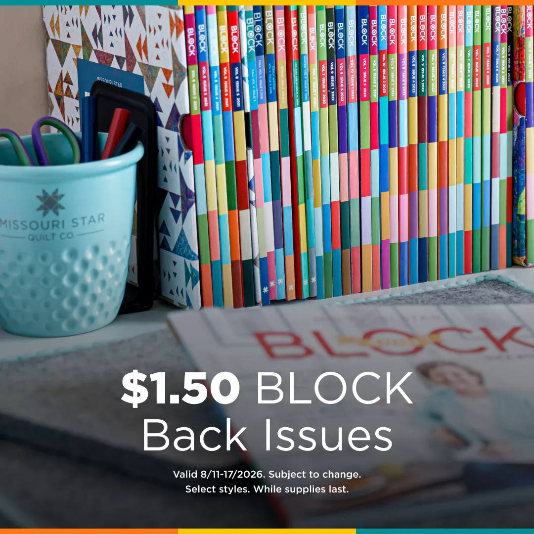 $1.50 BLOCK Back Issues