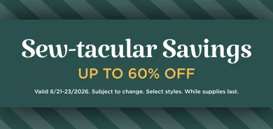 Sewtacular Savings