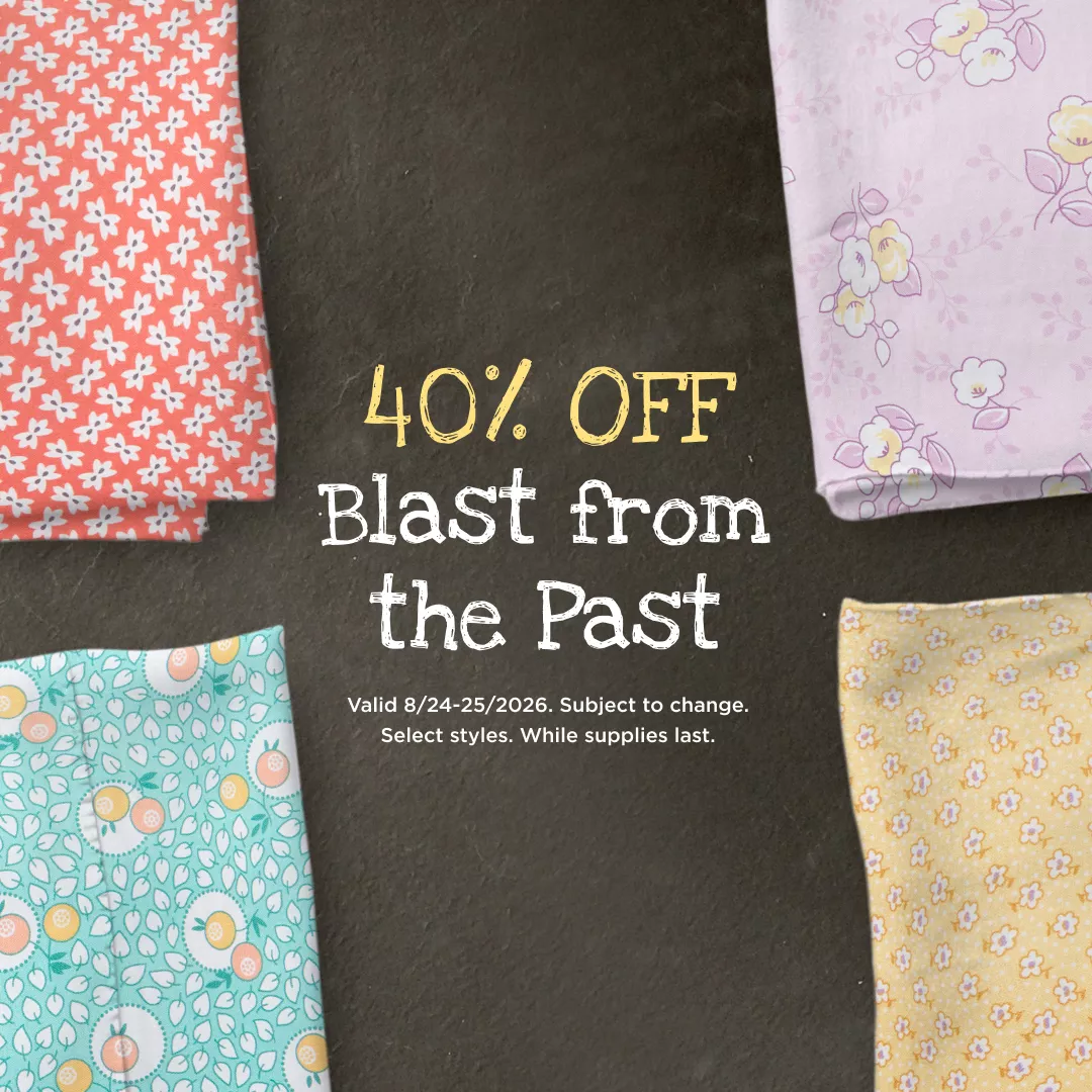 40% Off Blast from the Past