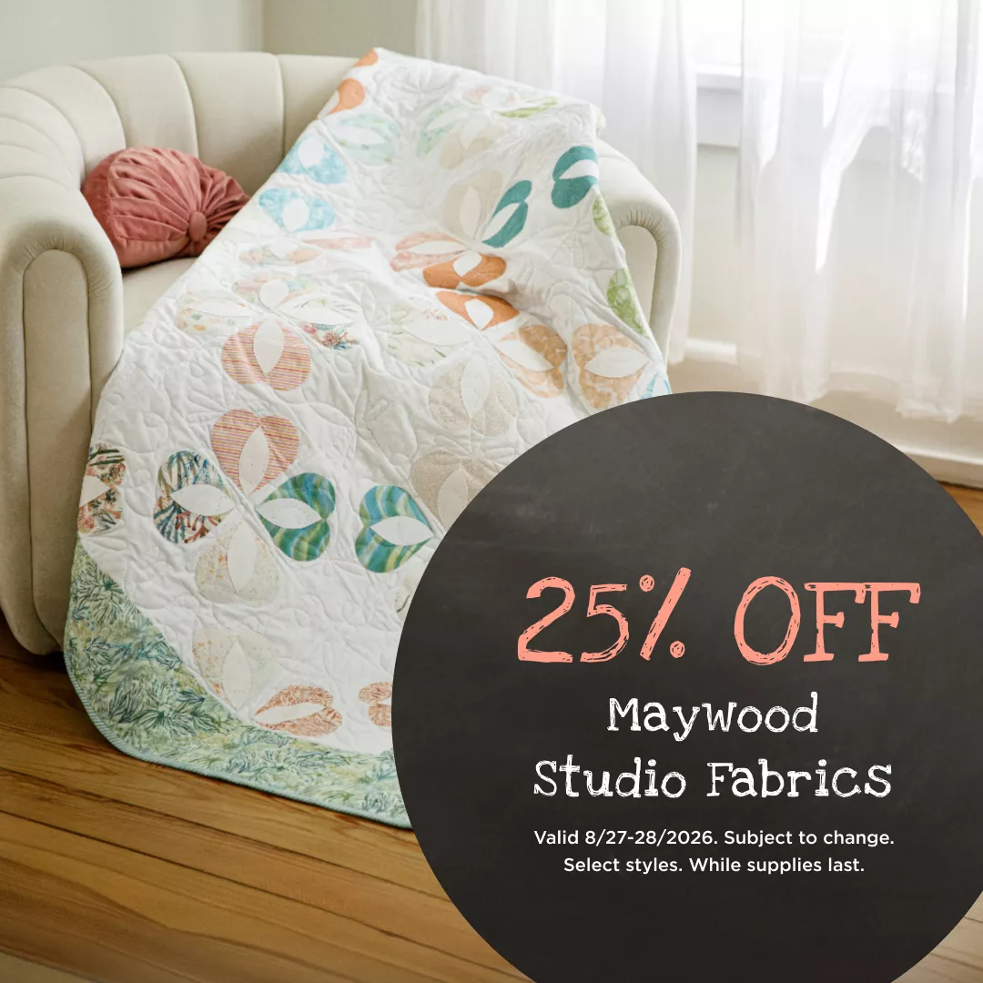 25% Off Maywood Studio Fabrics