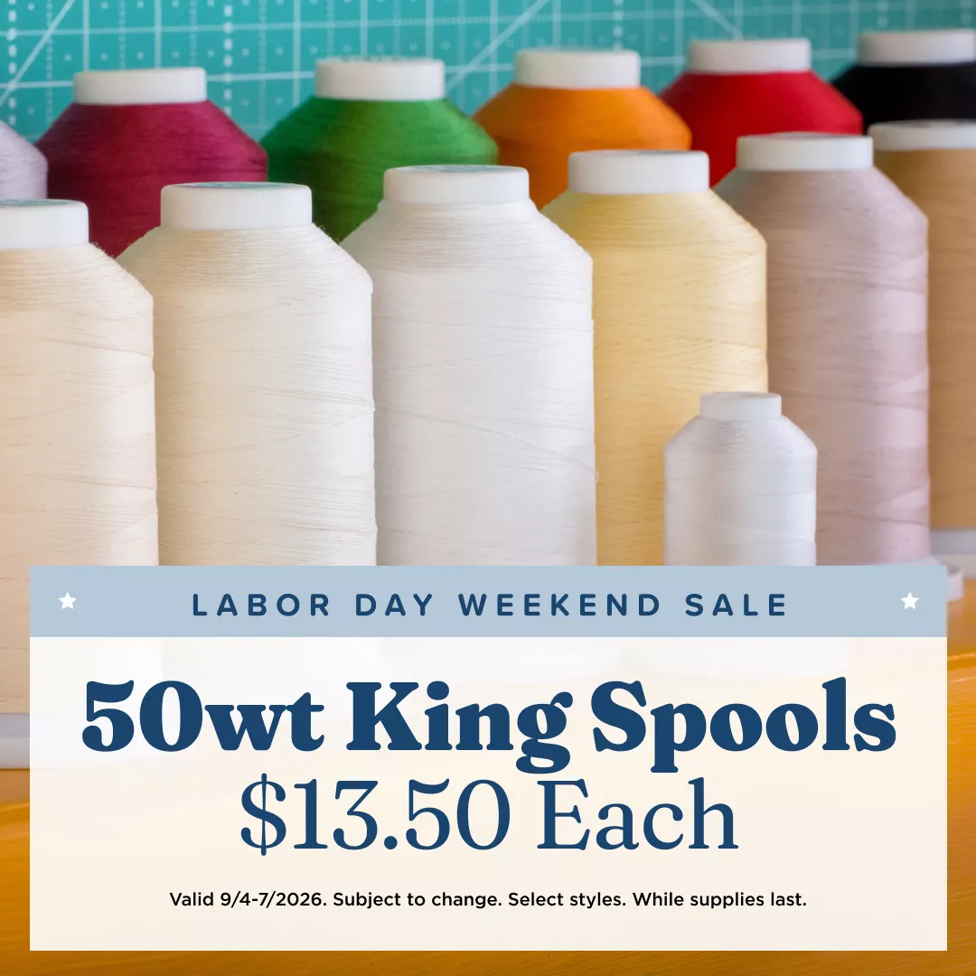 Missouri Star 50wt King Spools $13.50 Each