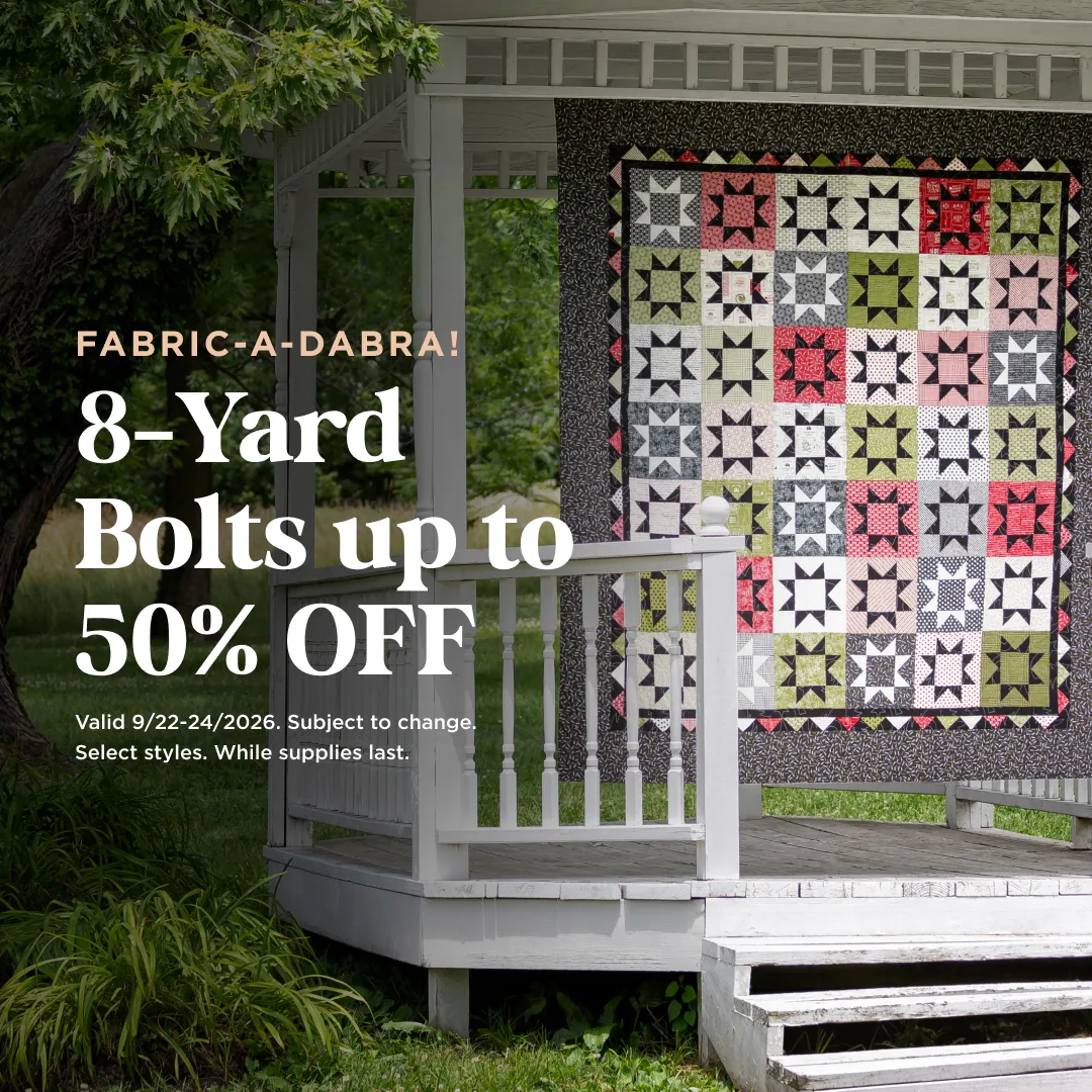 8 Yard Bolts up to 50% Off