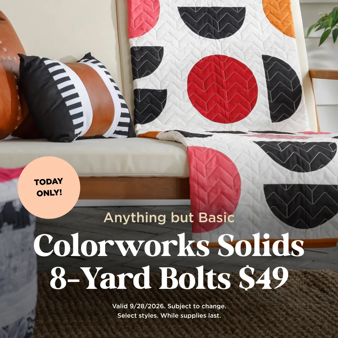 Colorworks Solids 8-Yard Bolts $49