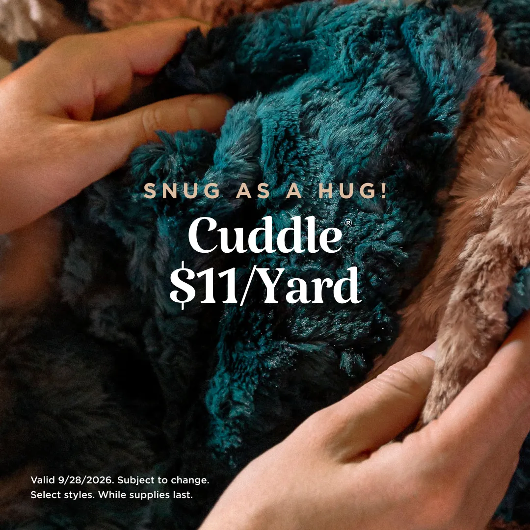 Cuddle Yardage Sale