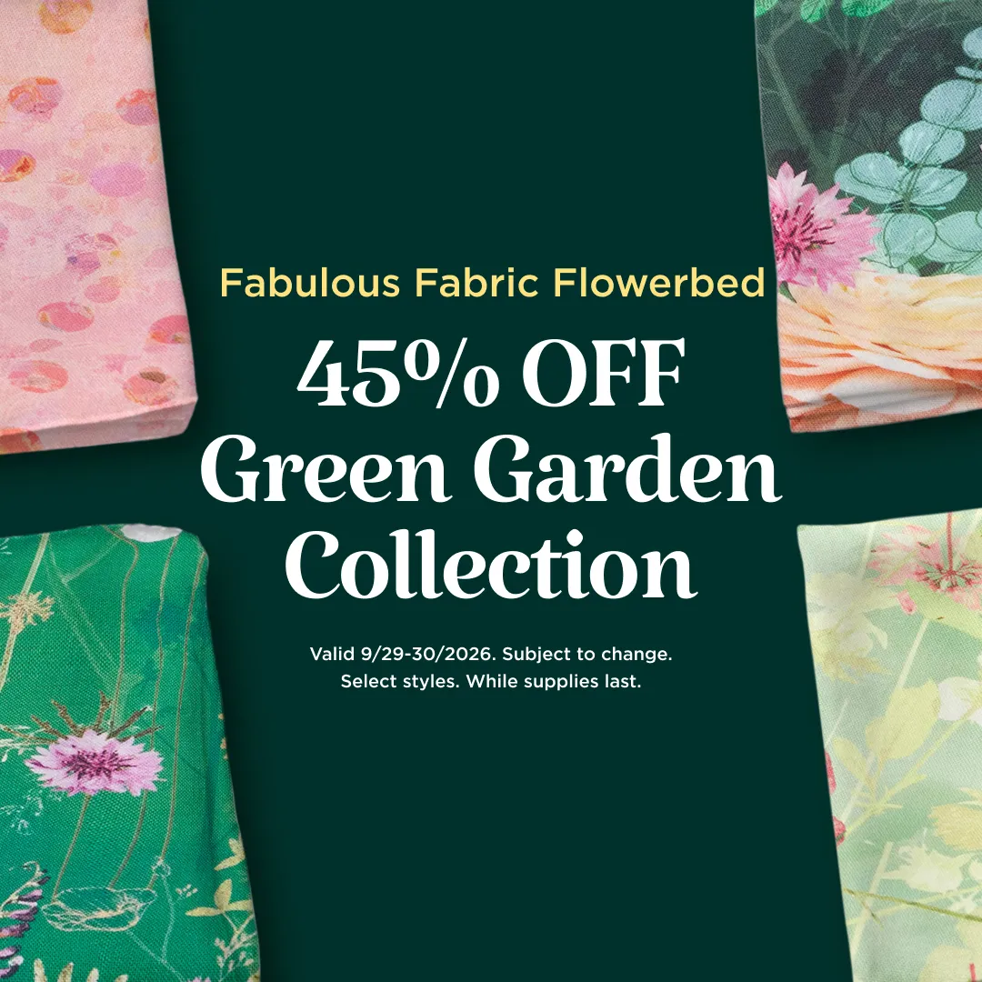 45% Off Green Garden Collection