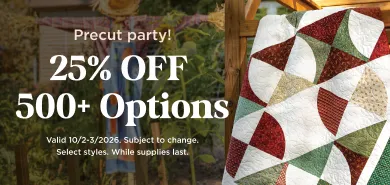 25% Off 500+ Precuts