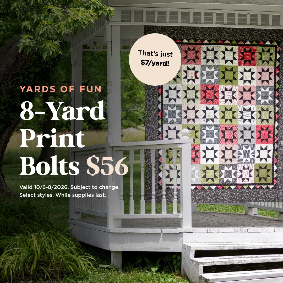 8 Yard Print Bolts $7 Per Yard